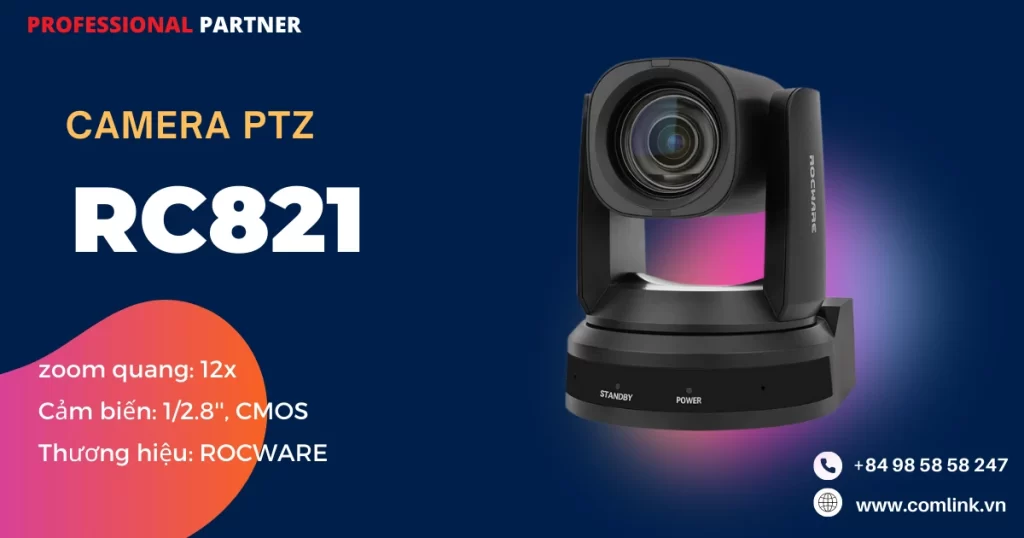 Camera PTZ RC821U